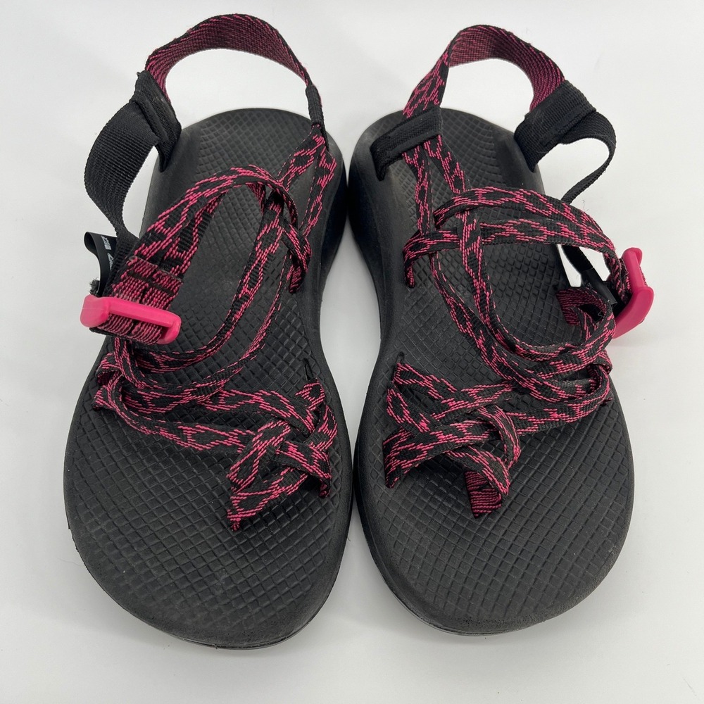 Chaco Z/Cloud X2 Classic Sandals Foliole Magenta Women Size 9 Black Pink Outdoor